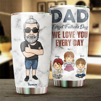 Thumbnail for Love You Every Single Day - Personalized Tumbler - Gift For Dad