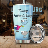 Thumbnail for To Us You Are The World - Personalized Tumbler - Gift For Dad, Grandpa, Gift For Father's Day