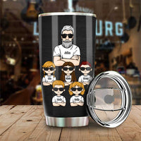 Thumbnail for Grandpa Means Gentle Caring & More - Personalized Tumbler - Gift For Dad, Gift For Grandpa