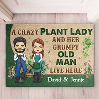 Thumbnail for Decorative Floor Mats - A Crazy Plant Lady - Personalised Gifts NZ