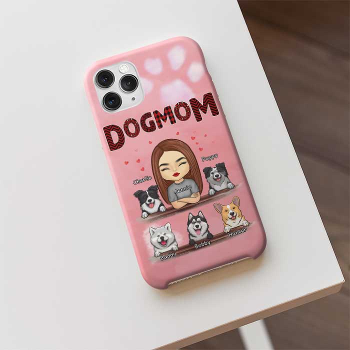 Personalized Phone Case - Dog Mom Phone Case - Personalised Gifts NZ