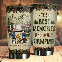 Thumbnail for Let's Sit By The Campsite - Personalized Tumbler - Gift For Camping Lovers