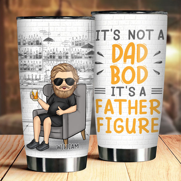 It's An Adorable Father Figure  - Gift For Dad, Grandpa - Personalized Tumbler