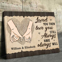 Thumbnail for Always Have, Always Will - Personalized Horizontal Canvas - Gift For Couples, Husband Wife