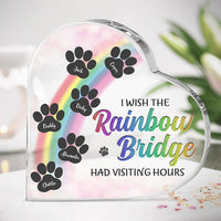 Thumbnail for The Rainbow Bridge - Personalized Shaped Acrylic Plaque - Memorial Gift, Sympathy Gift