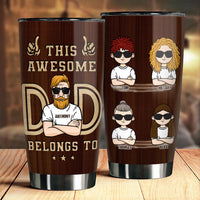 Thumbnail for This Is Our Awesome Dad - Personalized Tumbler - Gift For Dad