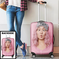 Thumbnail for I Like To Travel - Personalized Luggage Cover - Upload Image, Gift For Bestie