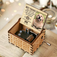 Thumbnail for Best Friends Are Never Forgotten - Personalized Music Box - Upload Image, Gift For Pet Lovers