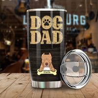 Thumbnail for Life Is Better With Dogs - Personalized Tumbler - Gift For Dog Dad