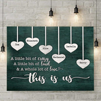 Thumbnail for Personalized Canvas Prints - A Whole Lot Of Love - Personalised Gifts NZ