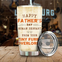 Thumbnail for Your Tiny Furry Overlords - Personalized Tumbler - Gift For Father's Day