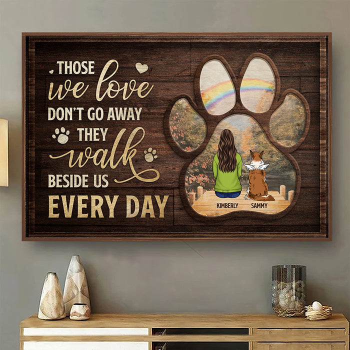 Sometimes A Very Special Dog Enters Our Lives - Personalized Horizontal Poster - Gift For Pet Lovers