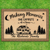 Thumbnail for Making Memories At The Campsite - Personalized Decorative Mat, Doormat