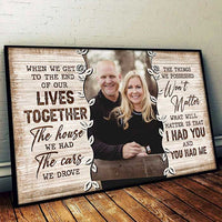 Thumbnail for I Had You & You Had Me - Personalized Horizontal Poster - Upload Image, Gift For Couples, Husband Wife