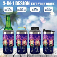 Thumbnail for Another Year Of Bonding Over Alcohol - Personalized Can Cooler - Gift For Bestie