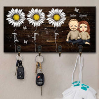 Thumbnail for We Have Faith, Hope & Love - Personalized Key Hanger, Key Holder - Gift For Couples, Husband Wife