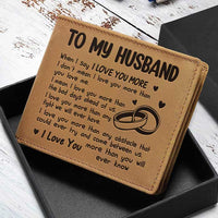 Thumbnail for I Love You More - Bifold Wallet - Gift For Couples, Husband Wife