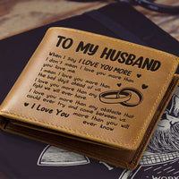 Thumbnail for I Love You More - Bifold Wallet - Gift For Couples, Husband Wife