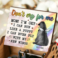 Thumbnail for I Can Fly With My New Wings Mom - Personalized Music Box - Gift For Pet Lovers