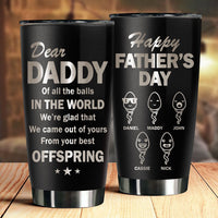 Thumbnail for Your Best Offspring - Personalized Laser Engraved Tumbler - Gift For Dad, Gift For Father's Day