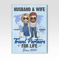 Thumbnail for Life Is A Journey - Personalized Passport Cover, Passport Holder - Gift For Couples, Husband Wife