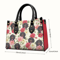 Thumbnail for Paradise Found - Personalized Leather Handbag - Gift For Pet Lovers