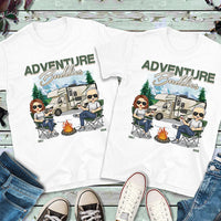 Thumbnail for Matching Couple T-Shirt - Adventure Buddies - Personalised Gifts NZ