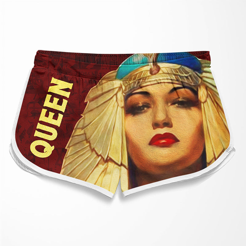 King And Queen - Couple Beach Shorts - Gift For Couples, Husband Wife