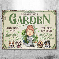 Thumbnail for Into The Garden - Personalized Metal Sign - Gift For Gardening Lovers