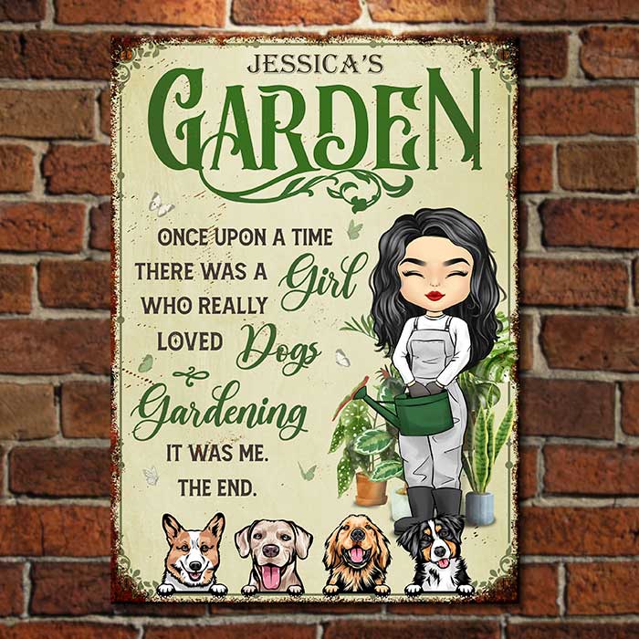 Custom Metal Signs - Gardening Lovers Metal Sign - Personalised Gifts NZ