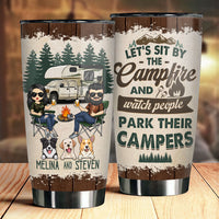 Thumbnail for The Best Memories Are Made Camping - Personalized Tumbler - Gift For Camping Lovers