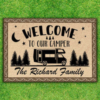 Thumbnail for Making Memories One Campsite - Personalized Decorative Mat - Gift For Camping Lovers