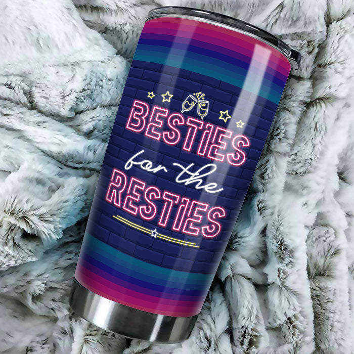 Best Friends Are The Sisters - Personalized Tumbler - Gift For Bestie