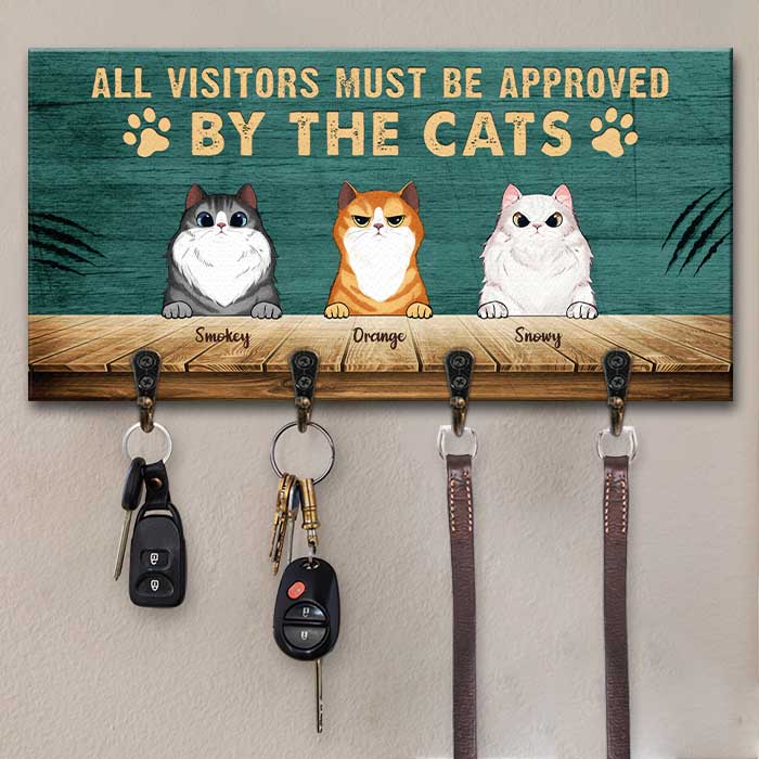 Personalized Key Holder - Cat Lover Key Hanger - Personalised Gifts NZ