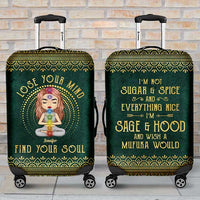 Thumbnail for Lose Your Mind Find Your Soul - Gift For Bestie, Personalized Luggage Cover