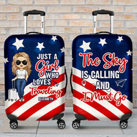 Thumbnail for The Sky Is Calling, I Must Go - Personalized Luggage Cover