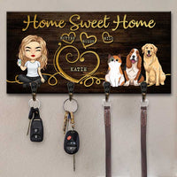 Thumbnail for Sweet Home - Personalized Key Hanger, Key Holder - Gift For Pet Lovers