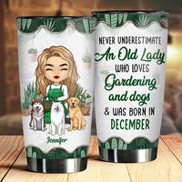 Thumbnail for Gardening And Dogs - Personalized Tumbler - Gift For Gardening Lovers, Gift For Pet Lovers