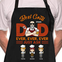 Thumbnail for Best Grill Dad Ever Just Ask - Gift For Dad - Personalized Apron