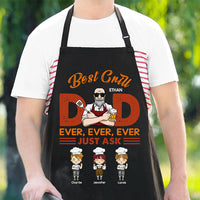 Thumbnail for Best Grill Dad Ever Just Ask - Gift For Dad - Personalized Apron