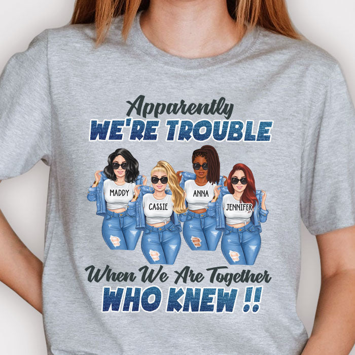 We Are Together - Personalized Unisex T-shirt - Gift For Bestie