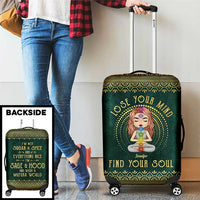 Thumbnail for Lose Your Mind Find Your Soul - Gift For Bestie, Personalized Luggage Cover