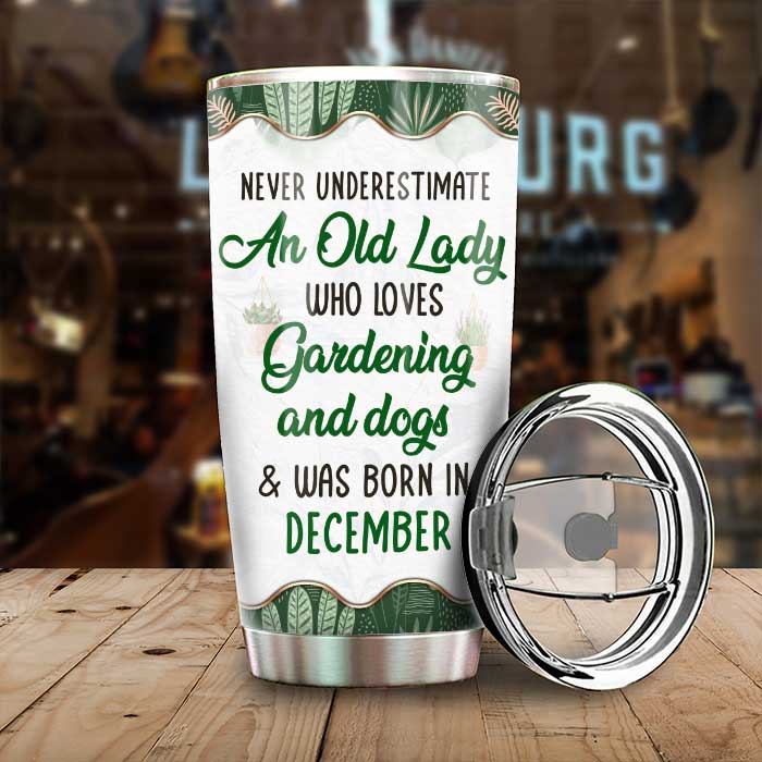 Gardening And Dogs - Personalized Tumbler - Gift For Gardening Lovers, Gift For Pet Lovers