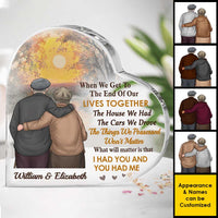 Thumbnail for I Had You, You Had Me - Personalized Shaped Acrylic Plaque - Gift For Couples, Husband Wife