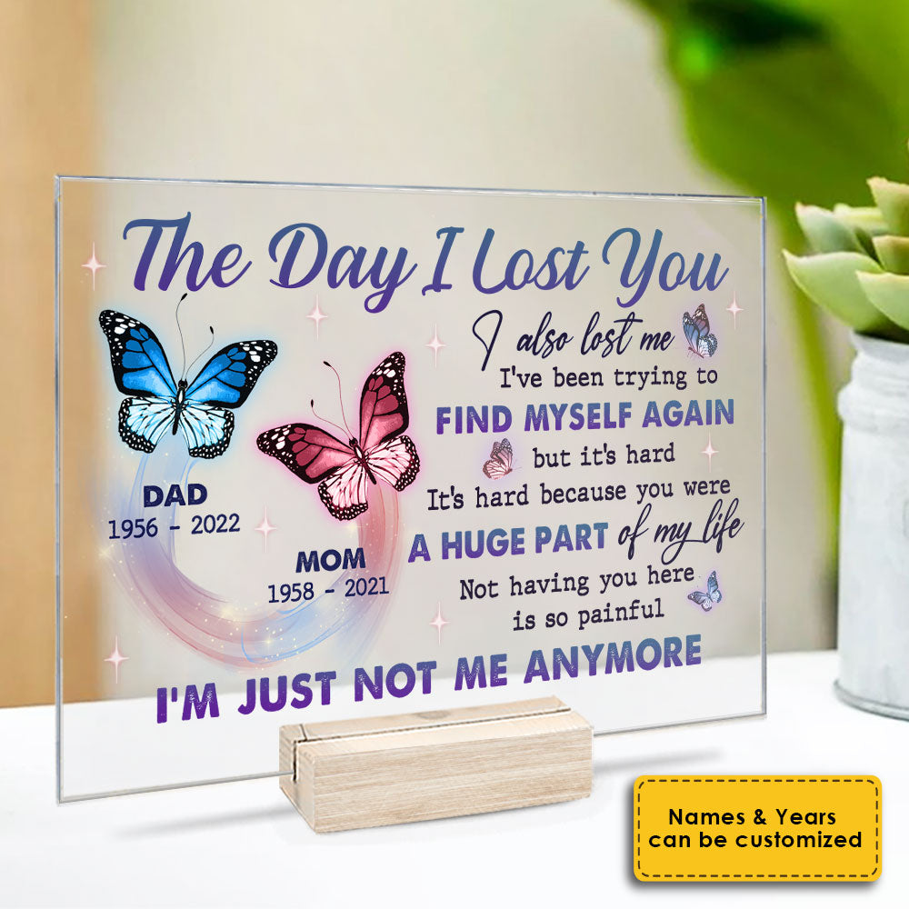 Acrylic Plaque With Stand - Huge Part Of My Life - Personalised Gifts NZ