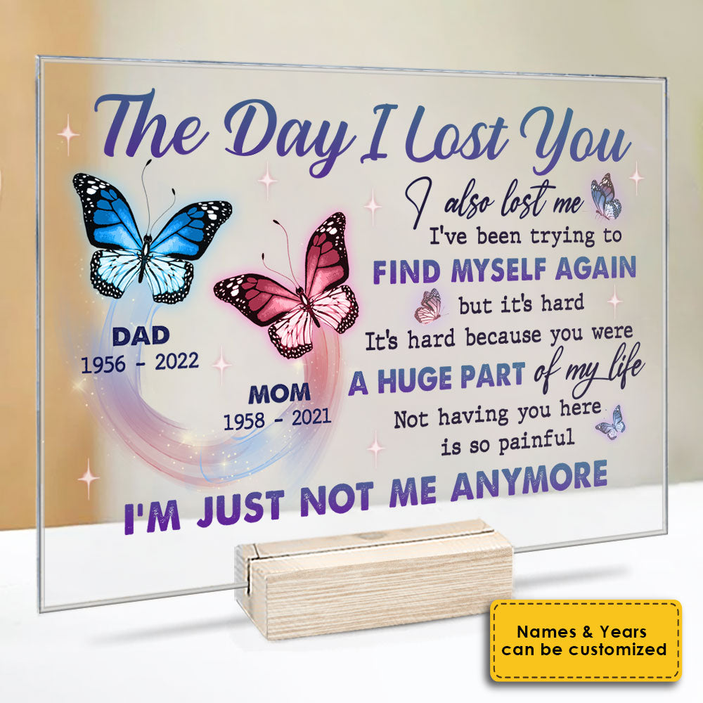 Acrylic Plaque With Stand - Huge Part Of My Life - Personalised Gifts NZ