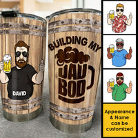 Thumbnail for Building My Dad Bod - Gift For Dad, Grandpa - Personalized Tumbler