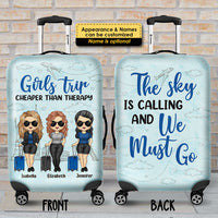 Thumbnail for The Sky Is Calling And We Must Go - Personalized Luggage Cover