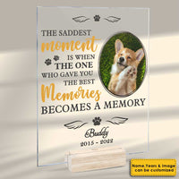 Thumbnail for You Gave Me The Best Memories - Personalized Acrylic Plaque - Upload Image,  Memorial Gift, Sympathy Gift