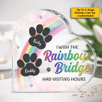 Thumbnail for The Rainbow Bridge - Personalized Shaped Acrylic Plaque - Memorial Gift, Sympathy Gift